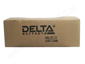 Закрытая коробка с аккумуляторами Delta HRL 12-7.2